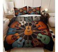 Small Single Duvet Cover Set Classical Music 135x200cm Musical Theatre Bedding Sets Reversible Printed Quilt Cover,Comfy Soft Easy Care Non Iron Breathable Microfiber Bed Set