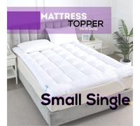 (Small Single) Mattress Toppers Microfiber 10cm Hotel Quality Box Stitch Anti Allergy All Sizes