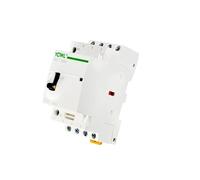 Small Single-Phase AC contactor 110V Rail Type Two Normally Open/one Normally Open one Normally Closed 25A(110v 63a 4no)