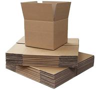 Small Single Wall Shipping Mailing Postal Gift Cuboid Cardboard Cartons Boxes Royal Mail Small Parcel Fit 7x5x5" (178x127x127mm) (25 Boxes)