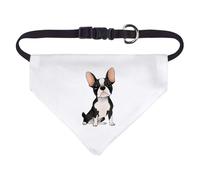 Small 'Sitting French Bulldog' Dog/Cat/Pet Bandana (PD00065119)