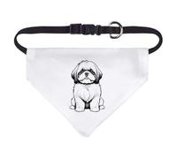 Small 'Sitting Shih Tzu' Dog/Cat/Pet Bandana (PD00058541)