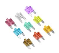 Small Size Automotive Fuse With Indicator Light Medium With Fusing Indication 25A 10A 20A 5A 15A 35A 40A 30A 7.5A 10Pcs(35A)