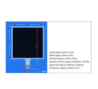 Small Size Bending Resistance Electronic Components, Waterproof Light Weight Resistive Film Pressure Sensor, for Automotive Electronics Medicine Equipment