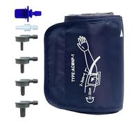 Small Size Blood Pressure Cuff 8.6-12.5 Inches with 6 Connectors, Adjustable Blood Pressure Machines Cuff Compatible with Other BP Monitors, Replacement Cuffs for Kids and Women Arms (Navy Blue)