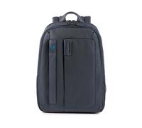 Piquadro P16 business backpack 40 cm laptop compartment blue