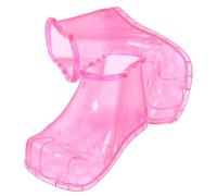 Small Size Foot Soak Bath Boots for Bathroom Use, PVC | Fits up Size 42, Unisex Design, Rosy Color, Sauna Use, Movable in Small Areas, Non-slip Sole