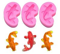 Small Size Koi Fish Fondant Mold (2.5"x1.4")- MoldFun Carp Fish Sugar Craft Silicone Mold for Cake/Cupcake Decorating, Gum Paste, Polymer Clay