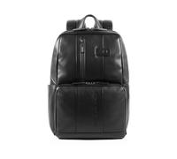 Piquadro Urban backpack leather 39 cm laptop compartment black