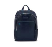Small size, laptop backpack 14", unisex, Piquadro, Backpacks, Blue, ONE SIZE, Bags ONE SIZE