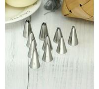 Small Size Open Star Piping Nozzle Set Pastry Icing Tips for Cake Cupcake Decorating DIY Baby Food Snack Meringue