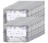 Small Size Reusable Sealed Aluminum Foil Fresh-Keeping Bag, Suitable for Kitchen Fruit, Vegetable, Sandwich Refrigerated Bags, Frozen Meat for Long-Lasting Freshness, Pack of 20