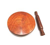 Small Size Traditional Wooden Chakla Belan Set, Rolling Pin and Board, Kitchen Tool for Roti Making