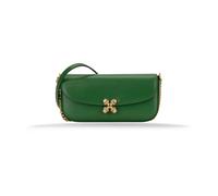 Small Skull Flower Bag- female- Alexander McQueen- Shoulder Bags- Green- ONE SIZE- Bags ONE SIZE