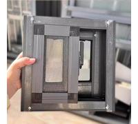 Small Sliding Windows for Bathrooms, 16 18 22 24 28 30 32 34 36 40 48 inch Household Replacement Windows, Horizontal Slider Shed Window(30x14in/75x35cm)