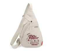 Small Sling Bag for Women Leather Crossbody Bags Fanny Pack Chest Bag for Travel, White
