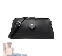 Small Sling Bag - Vintage Pu Leather, Compact Crossbodys Purse, Adjustable Shoulder Strap, Lightweight Daily Accessory | Reusable Travel Organizer Ideal for Walking, Camping, Shopping, Adventures