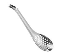 Small Slotted Spoon - Stainless Mini Strainer, Cooking Slot Spoon | Durable Lightweight Kitchen Utensil, Comfortable Handle with Slotted Bowl for Draining Liquids from Food for Home Meal Prep