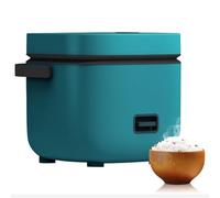 Small Slow Cooker, 1.2L Programmable Rice Cooker & Multicooker, Digital Display for Rice, Meat, Curry & Porridge