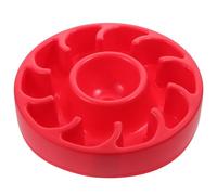 Small Slow Feeder Dog Bowl Pp Red for Puppy Travel