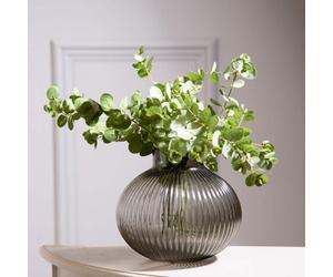 Small Smoked Grey Glass Vase | Nullah