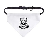 Small 'Snow Leopard' Dog/Cat/Pet Bandana (PD00058545)