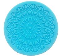 Small Snowflake Flower Lace Mould Sugarcraft Cake Cupcake Decoration Tool Icing Silicone Mold ( 250 ) Diametre 8.5cm