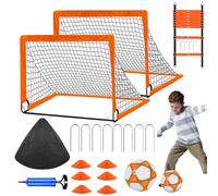 Small Soccer Net - Portable & Foldable Soccer Goal | Sports Equipment For Schools, Kids Soccer Goals For Backyard, Small Soccer Net, Practice & Activity Games