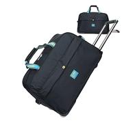 Small Soft Rolling Tote Travel Bag Suitcases For Aviation Approval, Lightweight Waterproof Duffel Bag With Wheels, Portable Business Carry On Luggage, Overnight Weekender Bags For Women & Men ( Color