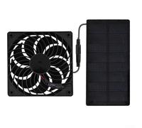 Small Solar Panel 0.8W 4V for Outdoor Pet House Chicken Coop Ventilation, Solar Powered Exhaust Fan with DC Output, Lightweight & En