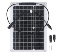 Small Solar Panel Flexible Kit 18V 15W High Efficiency Portable Lightweight Monocrystalline Silicon Solar Panel for RV Camping Outdoor Activities