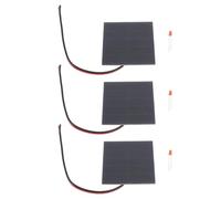 Small Solar Panels Kit 3 Set 1W Monocrystalline Silicon High Efficiency DIY Solar Power Panels for School Science Projects LED Lights Solar Toys