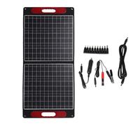 Small Solar Panels, Portable Folding Solar Panel Kit, 100W - High - Efficiency Monocrystalline, ETFE Wear - Resistant Surface, Outdoor Camping RV Boat Travel