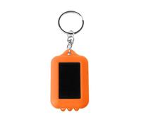 Small Solar Power Flashlight Keychain Practical Holder Texture For Outdoor Enthusiasts And Everyday Use Solar Camping Light
