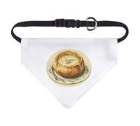 Small 'Sourdough Bread Bowl Filled with Creamy Soup' Dog/Cat/Pet Bandana (PD00063625)
