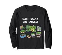 Small Space Big Harvest Urban Farmer Tabletop Vegetable Long Sleeve T-Shirt