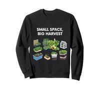 Small Space Big Harvest Urban Farmer Tabletop Vegetable Sweatshirt