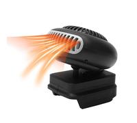 Small Space Heater, 2 Gears Portable Battery Powered Electric Heater for Office Room Desk Indoor, 170W Operating Quietly(Black)