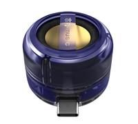Small Speaker, Audio Amplifier for Phones, Plug-and-Play Computer Audio Booster, PP Compact Music Player, Ideal for Cycling, Home, Portable Sound Solution for On-the-Go Listening, 4.1x4.1x3.4cm