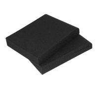 Small Speaker Isolation Cushion 2Pcs High Density Foams Black | Vibration Absorption, Multi Angle Display, Odorless, Studio Setup Support, Compact 2 Piece Set