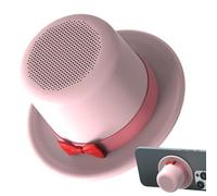 Small Speaker,Top Hat Shape Sound Box Machine - Magnetic Personal Speaker with Phone Stand | for Study Room Car Picnic Party Travel Beach Fitness Workout Home
