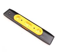 Small Spirit Level, Level Tool, Magnetic Base with 3 Bubble 45°, 90°, 180°, Spirit Level for Builders (Yellow, Black)
