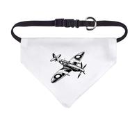 Small 'Spitfire Aeroplane' Dog/Cat/Pet Bandana (PD00065281)