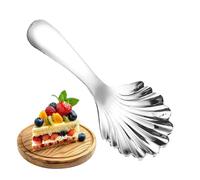 Small Spoons | Sturdy Shell Shape Spoon Short Handle | Small Table Spoons - For Coffee Dessert Cereal Kitchen Restaurant Hotel Bars Jars Serving Eating Appetizers