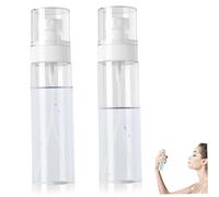 Small Spray Bottles, 2pcs 100ml Refillable Empty Spray Bottles, Clear Fine Mist Plastic Spray Bottle, Refillable Containers for Travel Water Essential Oils
