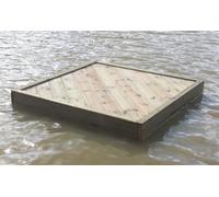 Small square Duck Float, waterfowl raft,wild bird pond platform, pontoon from Buttercup Farm