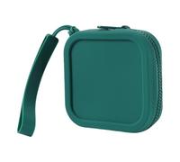 Small Square Silicone Purse Coin Bag Small Coin Wallet Cosmetic Bag Charging Cable Storage Case for Women Student Outdoor Travel Purse