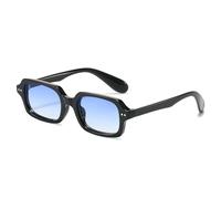 Small Square Sunglasses Polarized Outdoor Driving Sports Vacation Sun Glasses(Blue)