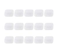 Small Square Transparent Box | 15 Pieces 3.5 x 3.5 x 2 cm Small Transparent Portable Box | Clear Square Cube - for Home Desk Indoor Bedroom Bag Candy