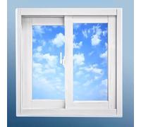 Small Square Window for Shed/Chicken Coop, Horizontal Sliding Window with Metal Screen, Ventilated Slider Windows for Playhouse, Warehouse, Garage(White,26x26in/65x65cm)